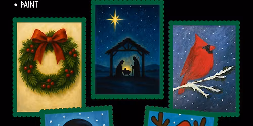 Carols & Canvas Fun and PAINT IT FORWARD