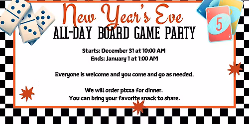 New Year's Eve Game Party
