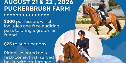 Dressage Clinic with Shelly Francis