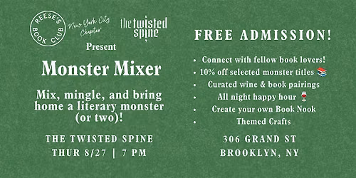 Monster Mixer presented by Reese's Book Club & The Twisted Spine!