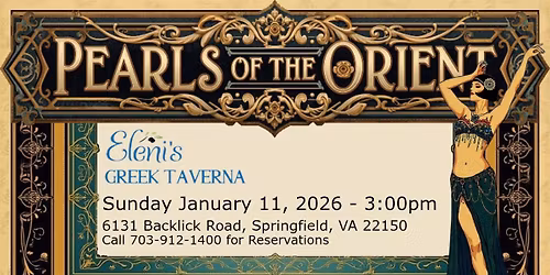 Pearls of the Orient Hafla at Eleni's 