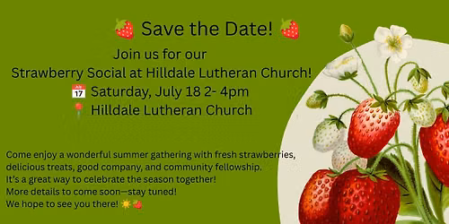Strawberry Social at Hilldale Lutheran Church