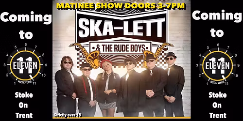 Lady Ska-lett & the rude boys Sunday matinee show live at Eleven Stoke