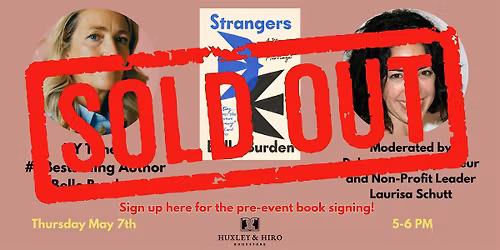 Pre-Event Book Signing: Belle Burden's "Strangers"