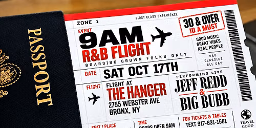 9AM R&B FLIGHT @ THE HANGER