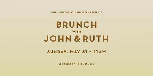 Brunch with John & Ruth at Fluevog NY Manhattan