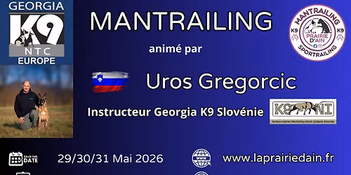 Stage Mantrailing anim\u00e9 par Uros Gregorcic GA K9