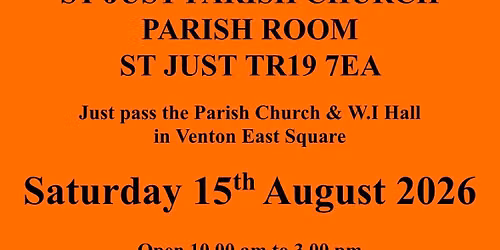 St Just Summer Book Fair