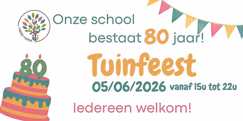 Tuinfeest: Virgo Maria 80 jaar