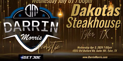 Darrin Morris at Dakotas - Tyler, TX