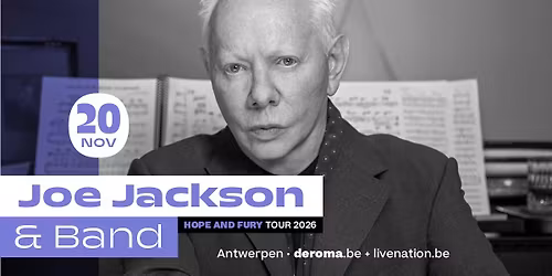 Joe Jackson in De Roma - uitverkocht!