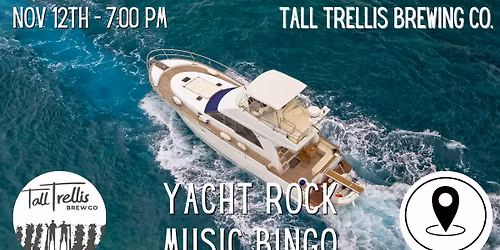 Yacht Rock Music Bingo at Tall Trellis