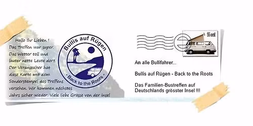 22. VW Bus Treffen - Bullis auf R\u00fcgen 2026