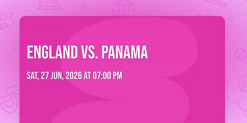 England vs. Panama