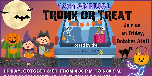 The Crozier Team\u2019s Trunk or Treat: 13 Years of Tricks, Treats & Community Fun