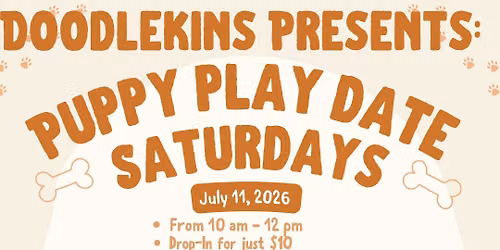 Puppy Play Date Saturdays