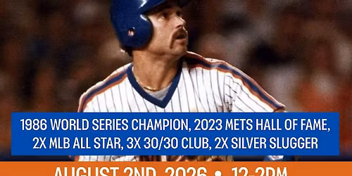 1984 & 1986 World Series Champion: Howard Johnson Autograph Appearance