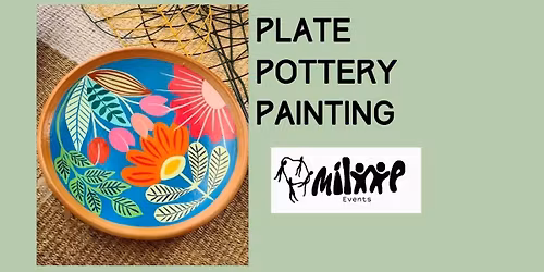 Plate Pottery Painting