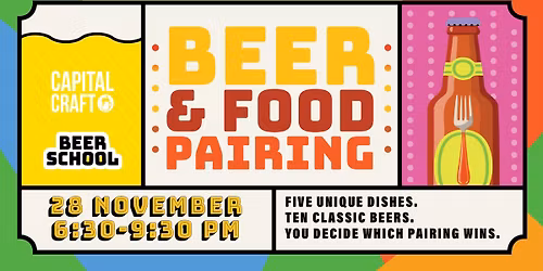 Beer & Food Pairing Dinner at Capital Craft