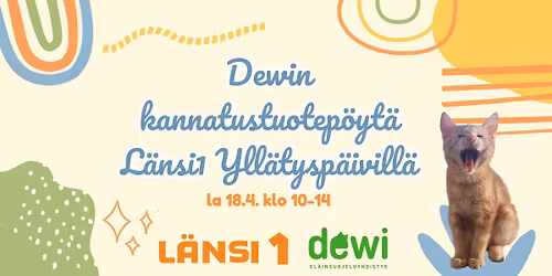 Dewin kannatustuotep\u00f6yt\u00e4 L\u00e4nsi1 Yll\u00e4tysp\u00e4iv\u00e4t -tapahtumassa