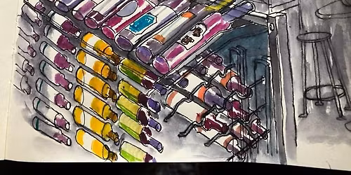 Evening Sketch-4\/29 - Eastside Cafe - East Dundee