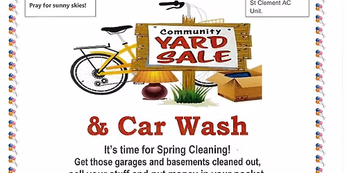 Outreach Yard Sale Fundraiser for St Clement I's Air Conditioning Replacement Campaign