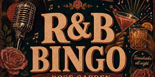 \ud83c\udfa4\u2728R&B BINGO GAME NIGHT\ud83c\udf39 Games \u2022 Cocktails \u2022 Prizes & Vibes \u2022 Thursday - August, 20th | 7pm-10PM\ud83c\udf1f