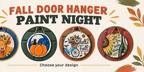 Paint & Sip Night- Fall Door Hangers @ TAPPED