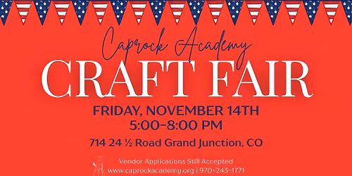 Caprock Academy Craft Fair