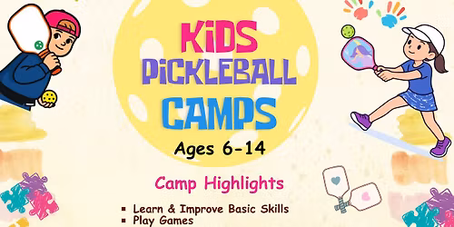 End of the Year Kids Pickleball Camp