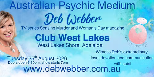Deb Webber Live - ADELAIDE, SA