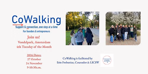 CoWalking - A Walking Group for Founders & Entrepreneurs