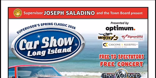 Car Show Long Island Spring Classic at TOBAY Beach
