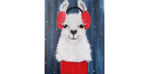Yep, it's a Llama in a Turtleneck - Paint and Sip in Phoenix | Classpop!\u2122