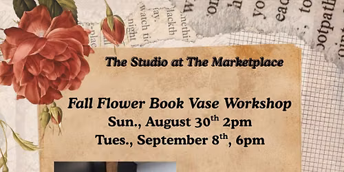 Book Flower Vase Workshop
