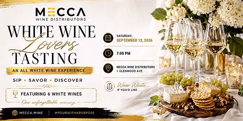 White After Dark: A White Wine Tasting Experience