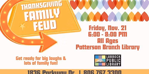 Thanksgiving Family Feud at Patterson Branch Library