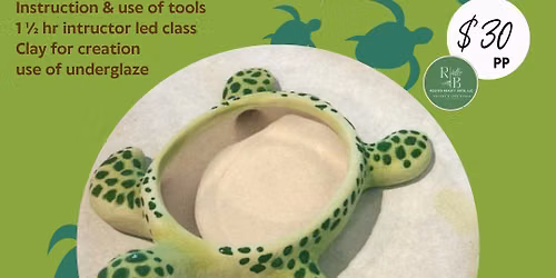 Stay Rooted Kids: Sea Turtle Lidded Bowls