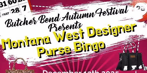Butcher Bend Autumn Festival Presents Montana West Designer Purse Bingo At The WV Interstate Fair
