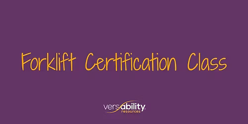 Forklift Certification Class - May