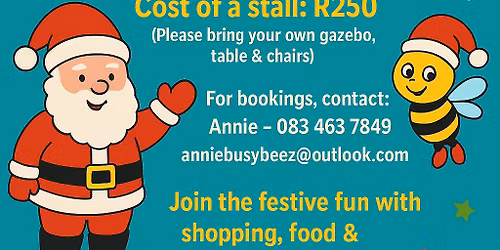 Annie\u2019s Busy Beez Christmas Carnival and market.