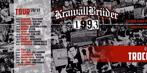 KrawallBr\u00fcder \/\/ "1993" Tour \/\/ Trockau Musiccenter