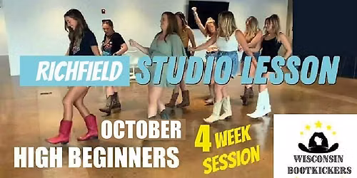 Line Dance Lessons High Beginners  4 Week Session - Richfield Studio