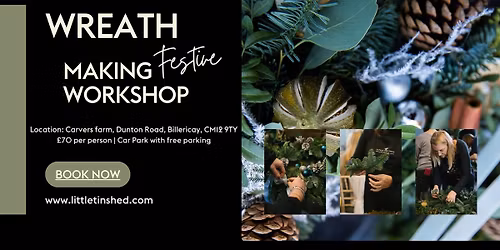 Christmas Door Wreath Making workshop