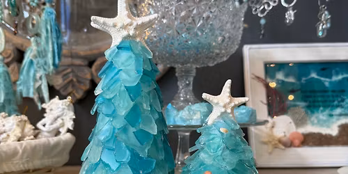 10 inch Sea Glass Christmas Tree