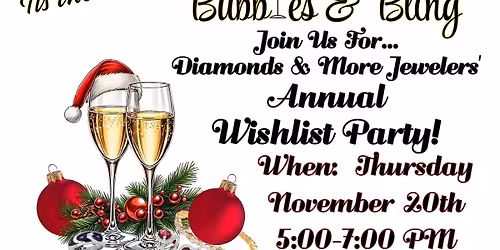 Bubbly & Bling Wishlist Party