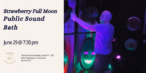 Strawberry Full Moon Sound Bath
