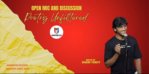 Poetry Unfiltered open mic and Live Discussion