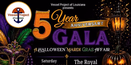 5 Year Anniversary Gala - A Halloween Mardi Gras Affair