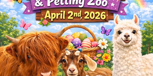 Egg hunt and Petting Zoo